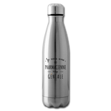 Bouteille isotherme - Une Pharmacienne trop Géniale - Cadeau Original - Cadeau Personnalisable - Cadeaux-Positifs.com -silver-