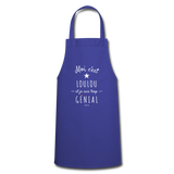 Tablier - Loulou est trop Génial - 7 Coloris - Cadeau Original - Cadeau Personnalisable - Cadeaux-Positifs.com -royal blue-