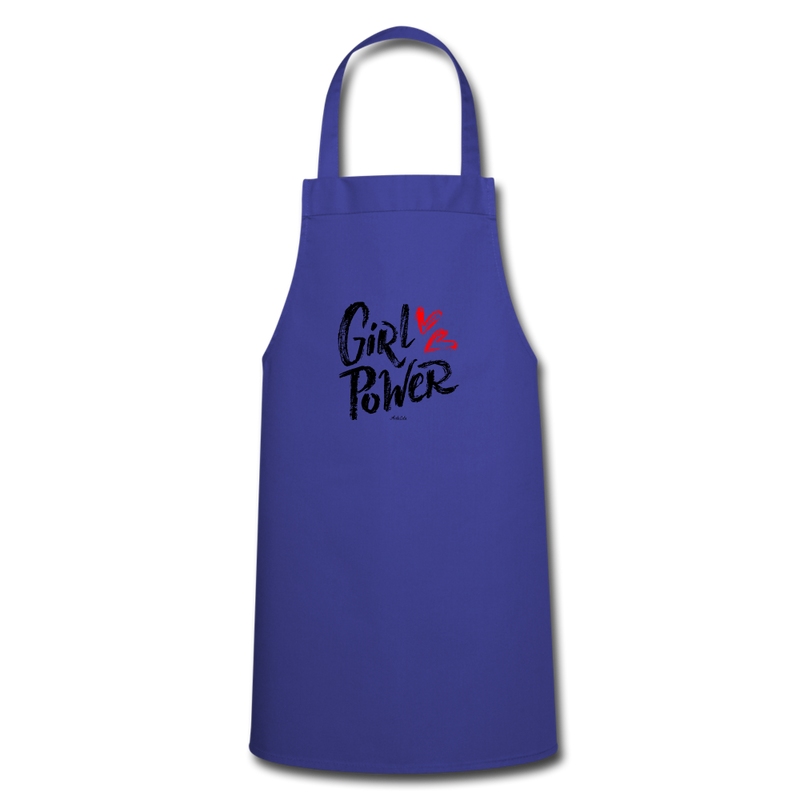 Cadeau anniversaire : Tablier - Girl Power - 5 Coloris - Cadeau Original - Cadeau Personnalisable - Cadeaux-Positifs.com -royal blue-