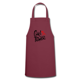 Tablier - Girl Power - 5 Coloris - Cadeau Original - Cadeau Personnalisable - Cadeaux-Positifs.com -bordeaux-