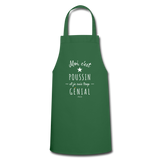 Tablier - Poussin est trop Génial - 7 Coloris - Cadeau Original - Cadeau Personnalisable - Cadeaux-Positifs.com -green-