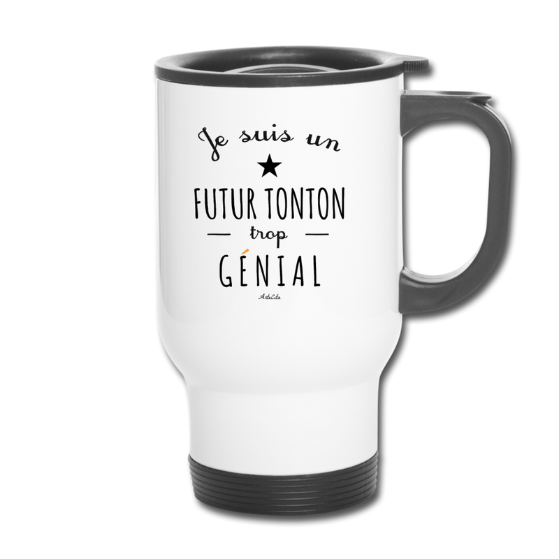 Cadeau anniversaire : Mug isotherme - Un Futur Tonton trop Génial - Cadeau Original - Cadeau Personnalisable - Cadeaux-Positifs.com -One Size-