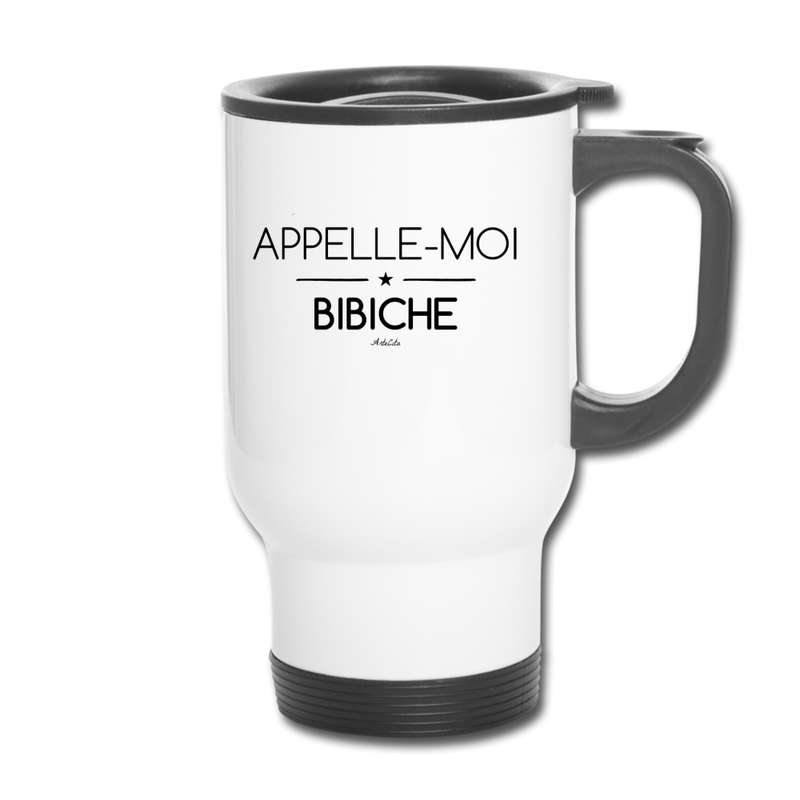 Cadeau anniversaire : Mug isotherme - Appelle-moi Bibiche - Cadeau Original - Cadeau Personnalisable - Cadeaux-Positifs.com -taille unique-