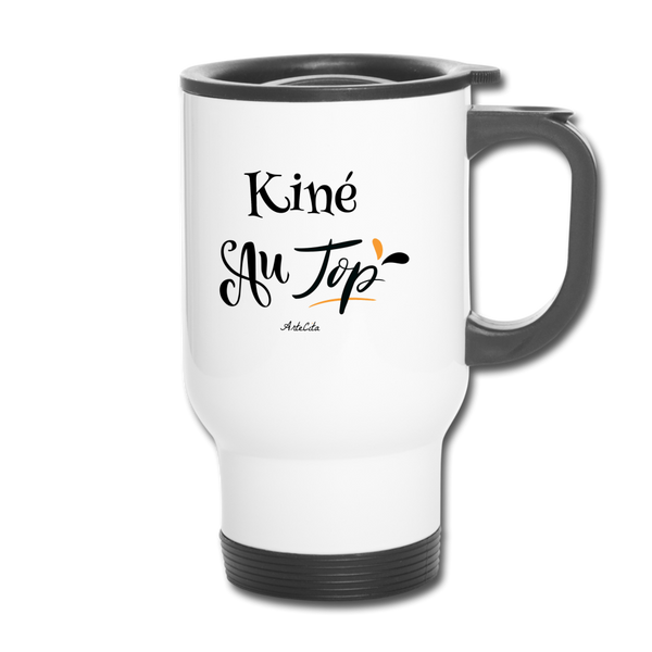 Mug isotherme - Kiné au Top - Sans BPA - Cadeau Durable - Cadeau Personnalisable - Cadeaux-Positifs.com -taille unique-