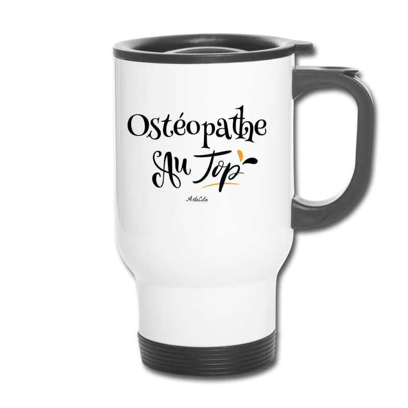 Cadeau anniversaire : Mug isotherme - Ostéopathe au Top - Sans BPA - Cadeau Durable - Cadeau Personnalisable - Cadeaux-Positifs.com -taille unique-