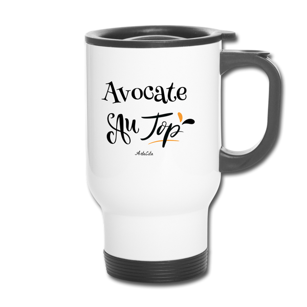 Mug isotherme - Avocate au Top - Cadeau Original - Cadeau Personnalisable - Cadeaux-Positifs.com -taille unique-