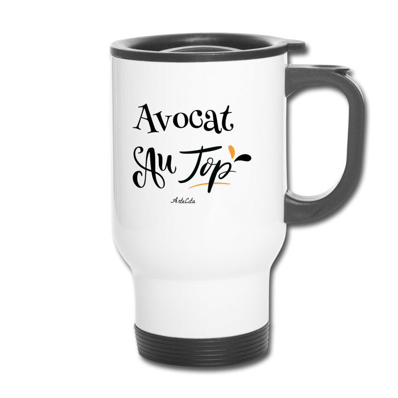 Cadeau anniversaire : Mug isotherme - Avocat au Top - Cadeau Original - Cadeau Personnalisable - Cadeaux-Positifs.com -taille unique-