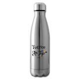 Bouteille isotherme - Tutrice au Top - Sans BPA - Cadeau Durable - Cadeau Personnalisable - Cadeaux-Positifs.com -argent clair-