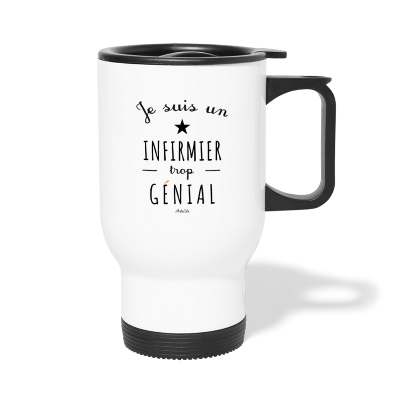 Cadeau anniversaire : Mug isotherme - Un Infirmier trop Génial - Cadeau Durable - Cadeau Personnalisable - Cadeaux-Positifs.com -taille unique-