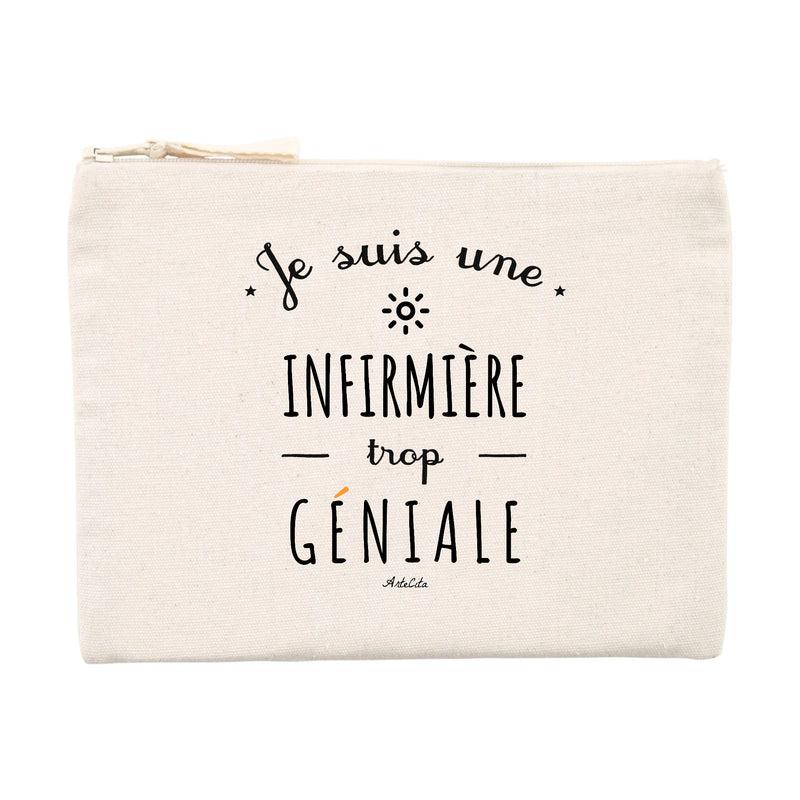 Pochette - Infirmière au Top - Matières recyclées - Cadeau Durable