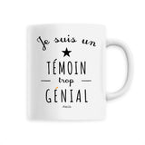 Mug - Un Témoin trop Génial - 6 Coloris - Cadeau Original - Cadeau Personnalisable - Cadeaux-Positifs.com -Unique-Blanc-