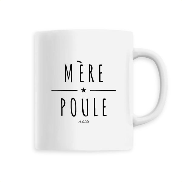 Mug - Mère Poule - 6 Coloris - Cadeau Original - Cadeau Personnalisable - Cadeaux-Positifs.com -Unique-Blanc-