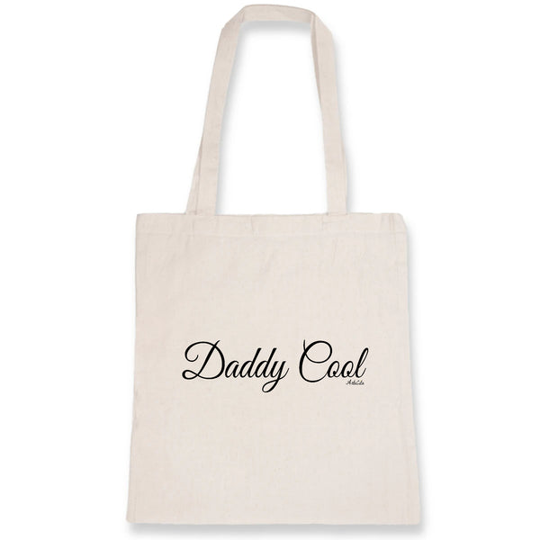 Tote Bag - Daddy Cool (Cursif) - 100% Coton Bio - Cadeau Original - Cadeau Personnalisable - Cadeaux-Positifs.com -Unique-Blanc-