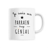 Mug - Un Parrain trop Génial - 6 Coloris - Cadeau Original - Cadeau Personnalisable - Cadeaux-Positifs.com -Unique-Blanc-