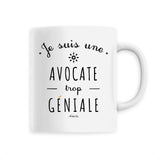 Mug - Une Avocate trop Géniale - 6 Coloris - Cadeau Original - Cadeau Personnalisable - Cadeaux-Positifs.com -Unique-Blanc-