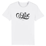 T-Shirt - Love - Coton Bio - 5 Coloris - Cadeau Personnalisable - Cadeaux-Positifs.com -XS-Blanc-