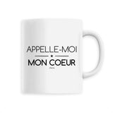 Mug - Appelle-moi Mon Coeur (texte) - 6 Coloris - Cadeau Original - Cadeau Personnalisable - Cadeaux-Positifs.com -Unique-Blanc-