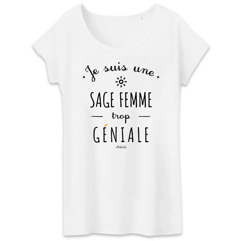 cadeau original aide soignante - tshirt message pour femme