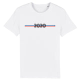 T-Shirt - Année 2020 - Coton Bio - Unisexe - 7 Coloris - Cadeau Personnalisable - Cadeaux-Positifs.com -XS-Blanc-