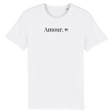 T-Shirt - Amour - Coton Bio - Unisexe - Cadeau Original - Cadeau Personnalisable - Cadeaux-Positifs.com -XS-Blanc-