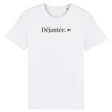 T-Shirt - Déjantée - Coton Bio - 7 Coloris - Cadeau Original - Cadeau Personnalisable - Cadeaux-Positifs.com -XS-Blanc-