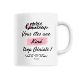 Mug - Merci vous êtes une Kiné trop Géniale - 6 Coloris - Cadeau Personnalisable - Cadeaux-Positifs.com -Unique-Blanc-