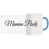 Mug - Maman Poule (Cursif) - 6 Coloris - Cadeau Original - Cadeau Personnalisable - Cadeaux-Positifs.com -Unique-Bleu-
