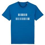 T-Shirt Premium Personnalisable - MESSAGE CODÉ - Coton Bio - Unisexe - Cadeau Unique - Cadeau Personnalisable - Cadeaux-Positifs.com -XS-Bleu-