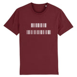 T-Shirt Premium Personnalisable - MESSAGE CODÉ - Coton Bio - Unisexe - Cadeau Unique - Cadeau Personnalisable - Cadeaux-Positifs.com -XS-Bordeaux-