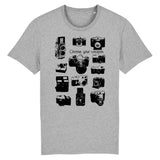 T-Shirt - Appareils Photo Vintage / Choose your Weapon - Coton Bio - Cadeau Personnalisable - Cadeaux-Positifs.com -XS-Gris-