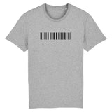 T-Shirt Personnalisable - MESSAGE CODÉ - Coton Bio - Unisexe - Cadeau Unique - Cadeau Personnalisable - Cadeaux-Positifs.com -XS-Gris-