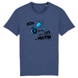 T-Shirt - Je ne suis pas du Matin - Coton Bio - 3 Coloris - Cadeau Personnalisable - Cadeaux-Positifs.com -XS-Indigo-