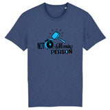 T-Shirt - Not a Morning Person - Coton Bio - 3 Coloris - Cadeau Personnalisable - Cadeaux-Positifs.com -XS-Indigo-