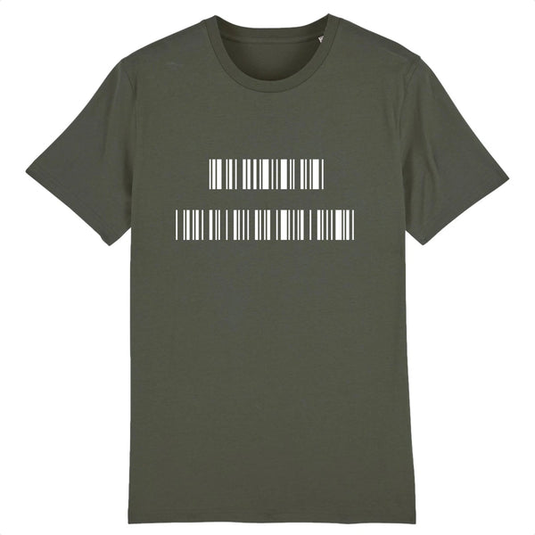 T-Shirt Personnalisable - MESSAGE CODÉ - Coton Bio - Unisexe - Cadeau Unique - Cadeau Personnalisable - Cadeaux-Positifs.com -XS-Kaki-