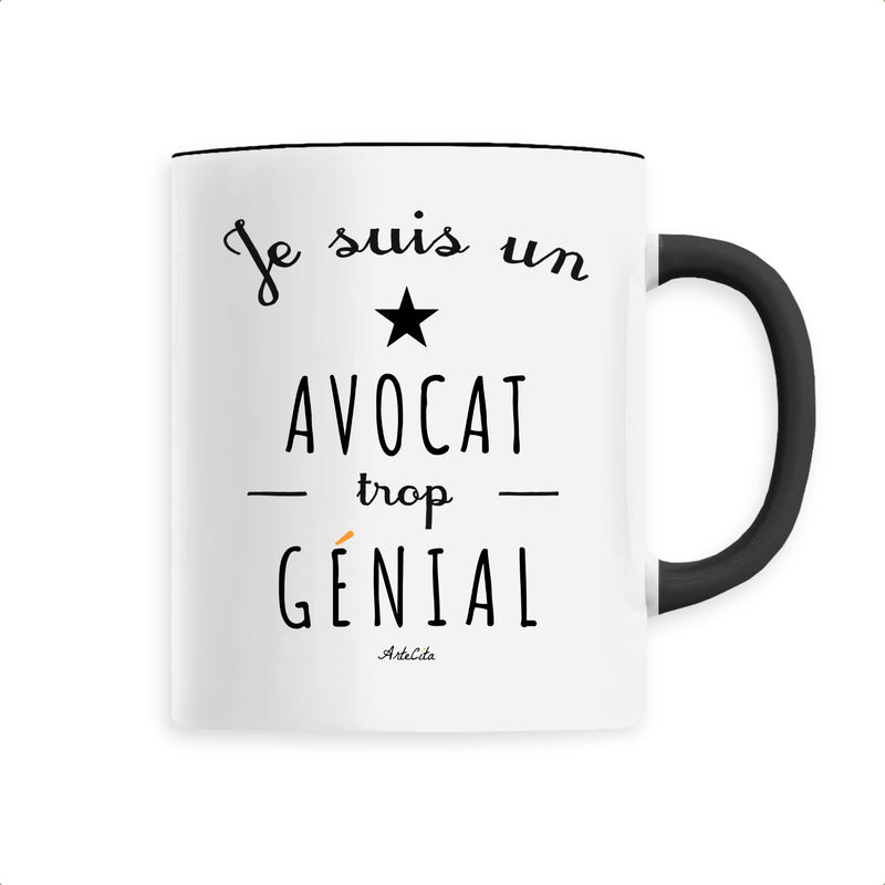 Cadeau anniversaire : Mug - Un Avocat trop Génial - 6 Coloris - Cadeau Original - Cadeau Personnalisable - Cadeaux-Positifs.com -Unique-Noir-