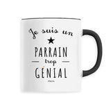 Mug - Un Parrain trop Génial - 6 Coloris - Cadeau Original - Cadeau Personnalisable - Cadeaux-Positifs.com -Unique-Noir-