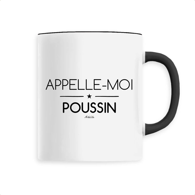 Cadeau anniversaire : Mug - Appelle-moi Poussin - 6 Coloris - Cadeau Original - Cadeau Personnalisable - Cadeaux-Positifs.com -Unique-Noir-