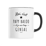 Mug - Papy Baloo est trop Génial - 6 Coloris - Cadeau Original - Cadeau Personnalisable - Cadeaux-Positifs.com -Unique-Noir-