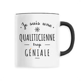 Mug - Je suis une Qualiticienne trop Géniale - 6 Coloris - Cadeau Original - Cadeau Personnalisable - Cadeaux-Positifs.com -Unique-Noir-