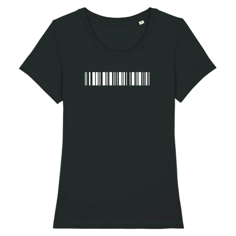 Cadeau anniversaire : T-Shirt Premium Ajusté Personnalisable - MESSAGE CODÉ - Femme - Coton Bio - Cadeau Unique - Cadeau Personnalisable - Cadeaux-Positifs.com -XS-Noir-