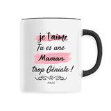 Mug - Maman Je t'aime - 6 Coloris - Cadeau Original - Cadeau Personnalisable - Cadeaux-Positifs.com -Unique-Noir-