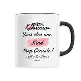 Mug - Merci vous êtes une Kiné trop Géniale - 6 Coloris - Cadeau Personnalisable - Cadeaux-Positifs.com -Unique-Noir-