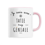 Mug - Une Tatie trop Géniale - 6 Coloris - Cadeau Original - Cadeau Personnalisable - Cadeaux-Positifs.com -Unique-Rose-