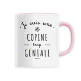 Mug - Une Copine trop Géniale - 6 Coloris - Cadeau Original - Cadeau Personnalisable - Cadeaux-Positifs.com -Unique-Rose-