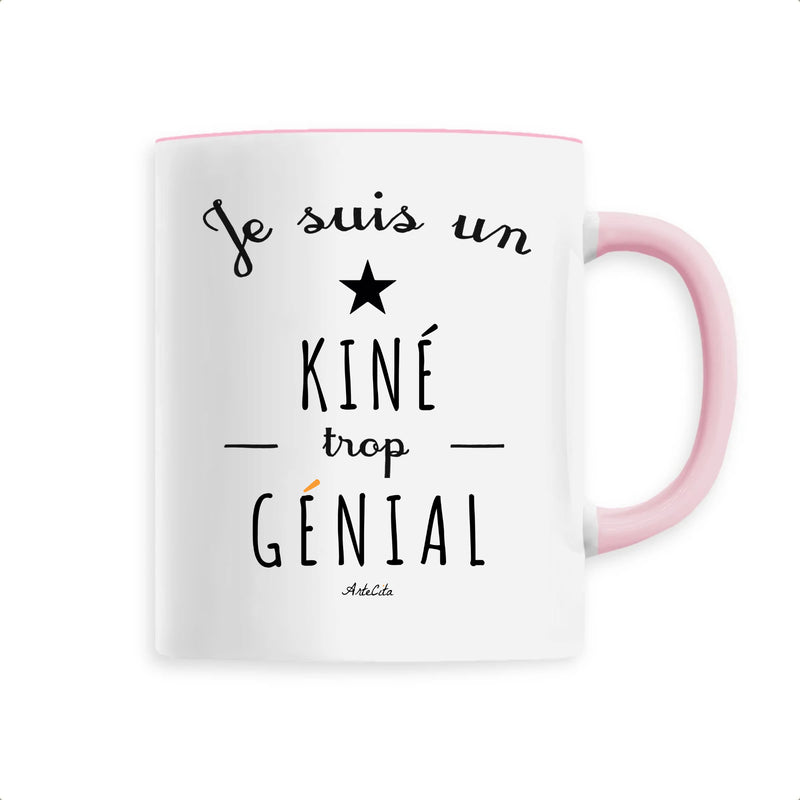 Cadeau anniversaire : Mug - Un Kiné trop Génial - 6 Coloris - Cadeau Original - Cadeau Personnalisable - Cadeaux-Positifs.com -Unique-Rose-