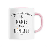 Mug - Une Mamie trop Géniale - 6 Coloris - Cadeau Original - Cadeau Personnalisable - Cadeaux-Positifs.com -Unique-Rose-