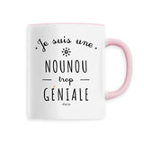 Mug - Une Nounou trop Géniale - 6 Coloris - Cadeau Original - Cadeau Personnalisable - Cadeaux-Positifs.com -Unique-Rose-