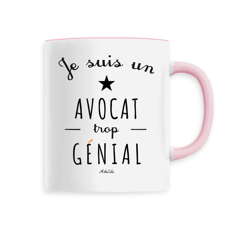 Cadeau anniversaire : Mug - Un Avocat trop Génial - 6 Coloris - Cadeau Original - Cadeau Personnalisable - Cadeaux-Positifs.com -Unique-Rose-