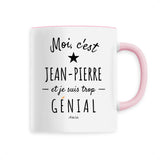 Mug - Jean-Pierre est trop Génial - 6 Coloris - Cadeau Original - Cadeau Personnalisable - Cadeaux-Positifs.com -Unique-Rose-