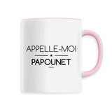 Mug - Appelle-moi Papounet - 6 Coloris - Cadeau Original - Cadeau Personnalisable - Cadeaux-Positifs.com -Unique-Rose-